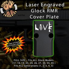 Love Engraved RMR Cover Plate 