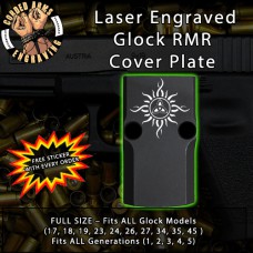 Celtic Sun Engraved RMR Cover Plate 
