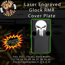 Drippy Punisher Engraved RMR Cover Plate 