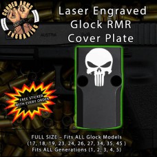 Punisher Engraved RMR Cover Plate 