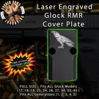 Raven Engraved RMR Cover Plate 