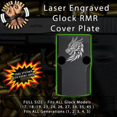 Dragon Head Engraved RMR Cover Plate 