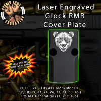 Mama Bear Engraved RMR Cover Plate 