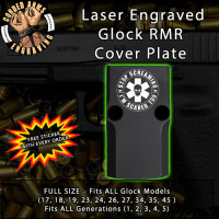 Stop Screaming Engraved RMR Cover Plate 