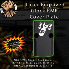 Incoming F-Bombs Engraved RMR Cover Plate 