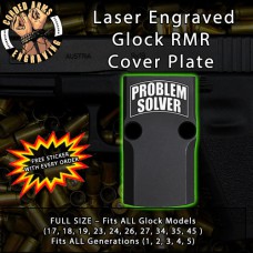Problem Solver Engraved RMR Cover Plate 