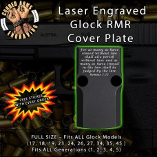 Romans 2:12 Engraved RMR Cover Plate 