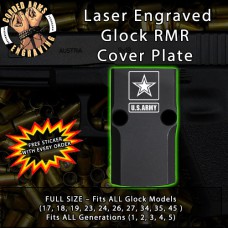 U.S. Army Logo Engraved RMR Cover Plate 