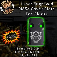 Special Forces Group Crest Laser Engraved RMSc Cover Plate for Glock 43, 43x, 48