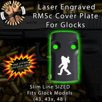 FU BigFoot Laser Engraved RMSc Cover Plate for Glock 43, 43x, 48