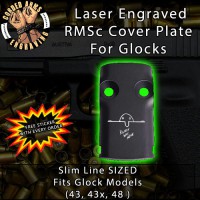 Kilroy Laser Engraved RMSc Cover Plate for Glock 43, 43x, 48