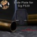 Bulk Slide Plate for Sig p320 - Black Anodized Aluminum