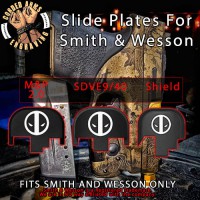 Deadpool Engraved Slide Plate for Smith and Wesson