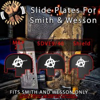 AK Anarchy Engraved Slide Plate for Smith and Wesson