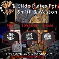 Celtic Shield Engraved Slide Plate for Smith and Wesson