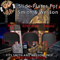 Blank Slide Plate for Smith & Wesson - Black Anodized Aluminum