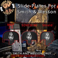Playing with Death Engraved Slide Plate for Smith and Wesson