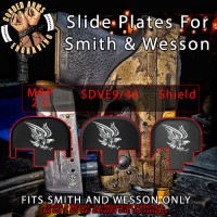 Tribal Eagle Engraved Slide Plate for Smith and Wesson