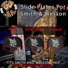 Tribal Eagle Engraved Slide Plate for Smith and Wesson