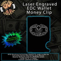 Combat Medic Laser Engraved EDC Money Clip Credit Card Wallet