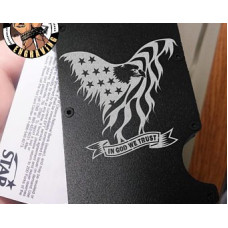 American Eagle Laser Engraved EDC  Money Clip Credit Card Wallet
