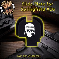 Marine's Skull Slide Plate for Springfield XD-S