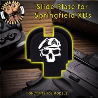 Sgt. Skull Slide Plate for Springfield XD-S