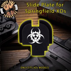 Biohazard Punk Gears Slide Plate for Springfield XD-S